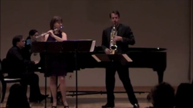 Trio for flute, saxophone and piano, Mvt. #2 смотреть онлайн