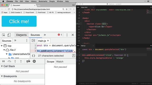Zellwk #03: How to debug Javascript errors смотреть онлайн