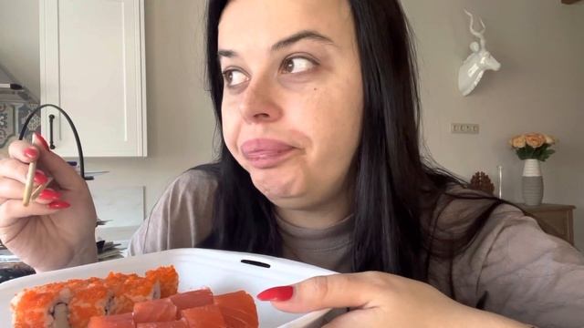 ?Мукбанг Роллы После ? Вечеринки