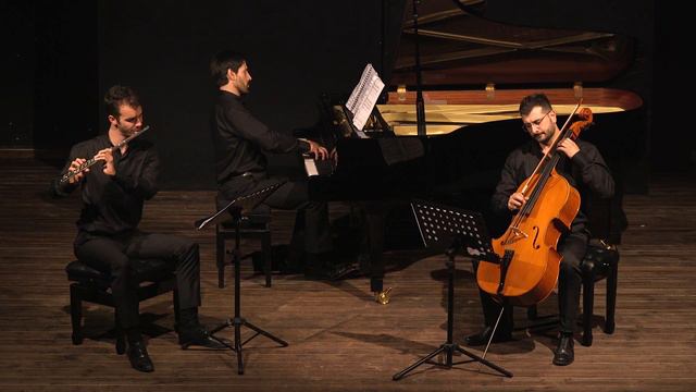 Nikolai Kapustin - Trio for Flute, Cello and Piano, Op 86. Lucus Trio -Live- смотреть онлайн