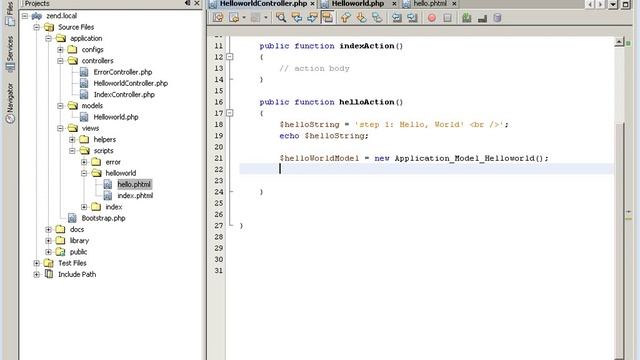 Шаблон проектирования MVC и его реализация в Zend Framework смотреть онлайн