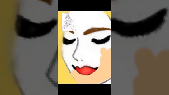 Раскраска белой королевы #1 смотреть онлайн