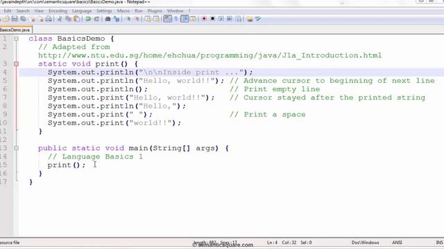 Java Programmimg | 019 Absolute Java Basics + Demo.mp4 смотреть онлайн