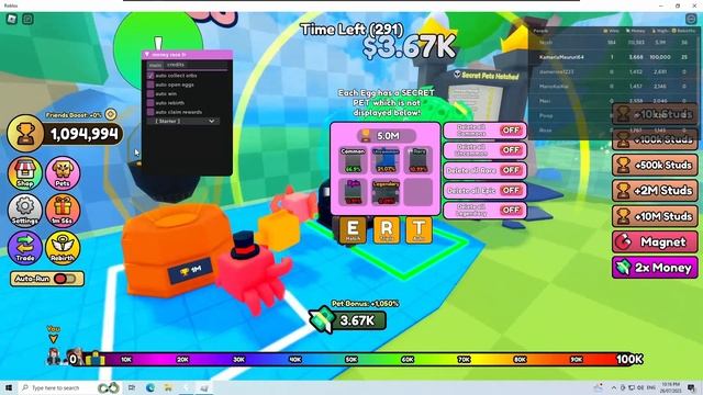 Money Race Script Roblox Auto Win Pastebin смотреть онлайн