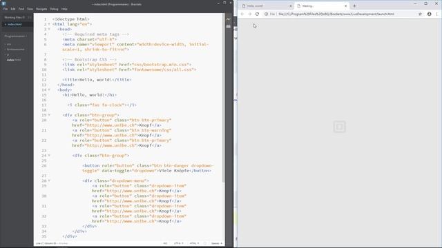 Bootstrap: 6. Font Awesome смотреть онлайн