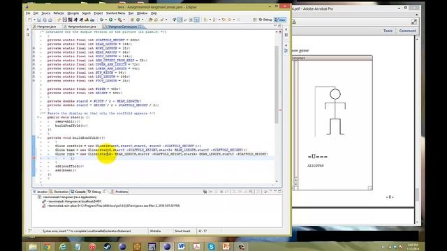 CS106A Assignment 4: Hangman: Milestone 2: Part 1 смотреть онлайн
