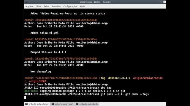 Empacotamento Debian - Empacotamento com Docker (aula 2) смотреть онлайн