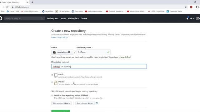 1. Git Tutorial || Creating the Repository. смотреть онлайн