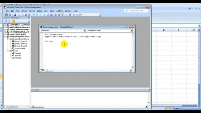 How To Create A Message Box In Excel With VBA Code смотреть онлайн