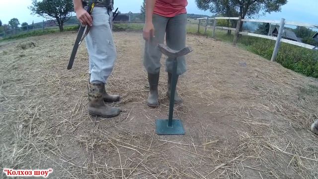 Первый опыт расчистки и обрезки копыт рашпилем и клещами. смотреть онлайн