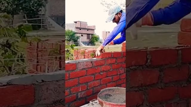 techniques for wall chunai #civil #building #mason #brick #raajmistri #lmp #short смотреть онлайн
