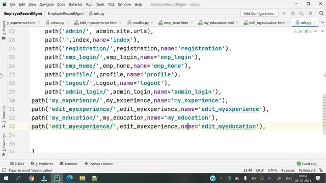 #16 Django Project - Employee Record Management System Hindi смотреть онлайн
