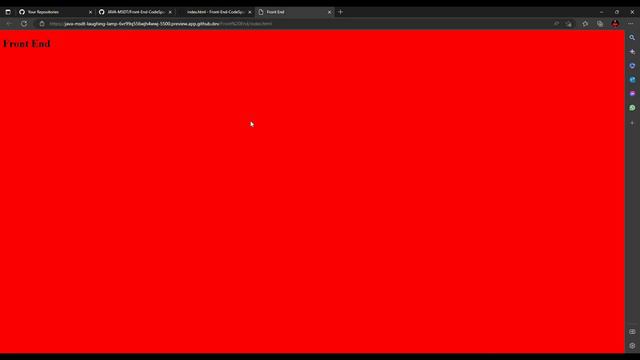 How to create Front-End project in GitHub Code space {Intro to GitHub code space} {English} смотреть онлайн