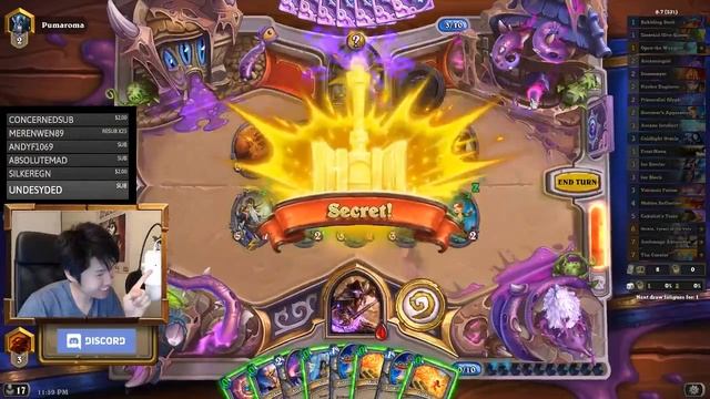 I WASN'T BORN YESTERDAY Disguised Toast Quest Mage in Hearthstone смотреть онлайн
