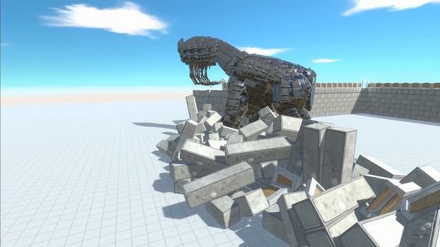 Cartoon Cat vs Trevor Henderson Creatures Animal Revolt Battle Simulator смотреть онлайн