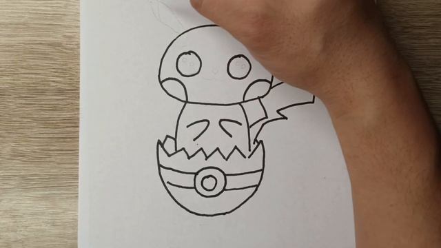 Как нарисовать ПИКАЧУ Покемон. How to draw Cute Baby. ПИКАЧУ суретін салу смотреть онлайн