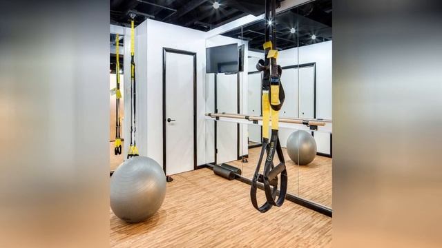 75 Cork Floor And Linoleum Floor Home Gym Design Ideas You'll Love ?