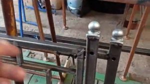 Ритуальная оградка и 3D крест из проф трубы