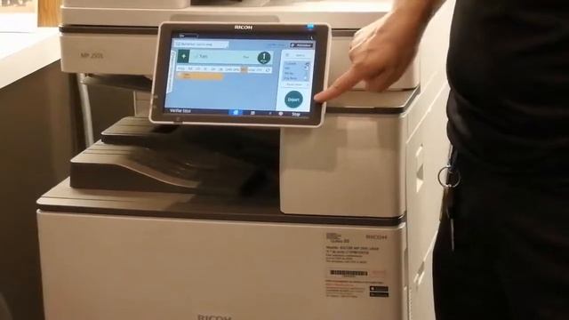 How To Use Ricoh MP 2555