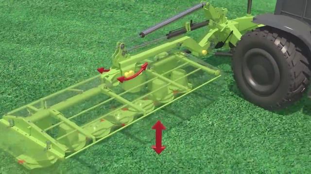 Косилка широкозахватная с транспортером SaMASZ GigaCUT 861STH смотреть онлайн