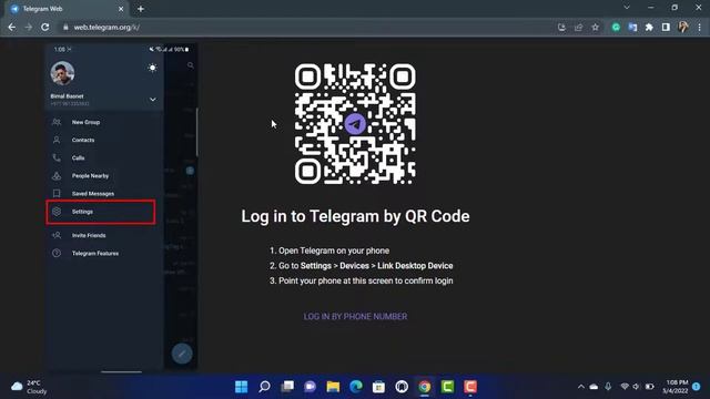 How to Scan QR Code in Telegram Web !! смотреть онлайн