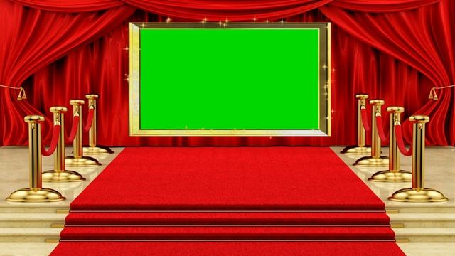 Green screen footage "Gold frame" смотреть онлайн