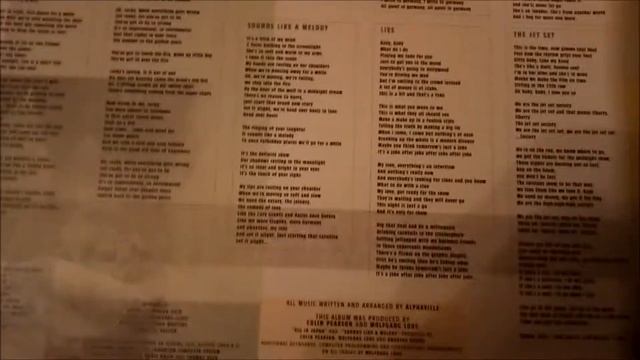 Обзор на винил группы Alphaville смотреть онлайн