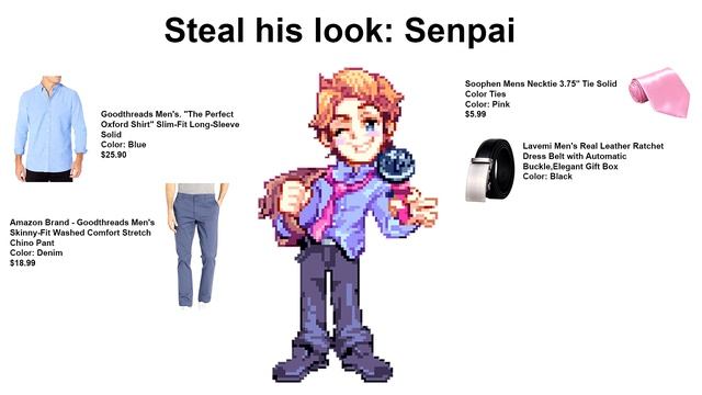Fnf Senpai - Steal his look смотреть онлайн