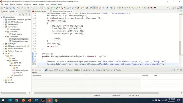 EP0019: EJB - Database Access смотреть онлайн