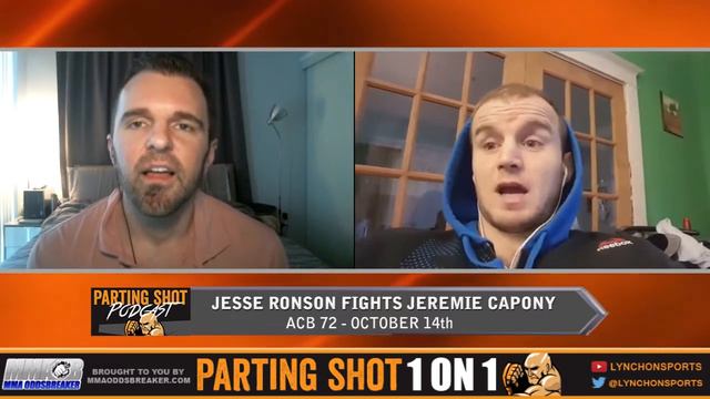 ACB 72's Jesse Ronson "I'm going to slice Jeremie Capony up with elbows and knees" смотреть онлайн