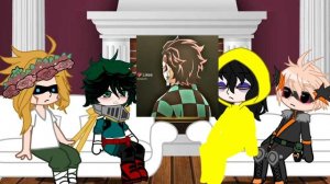 Реакция Моя геройская академия на Незуко Комадо