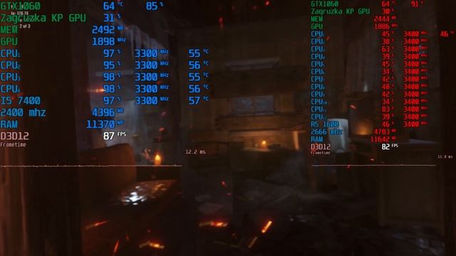 Старый 4-х поточник унизил 6-ти ядерный Ryzen / 7400 vs 1600 in Metro смотреть онлайн