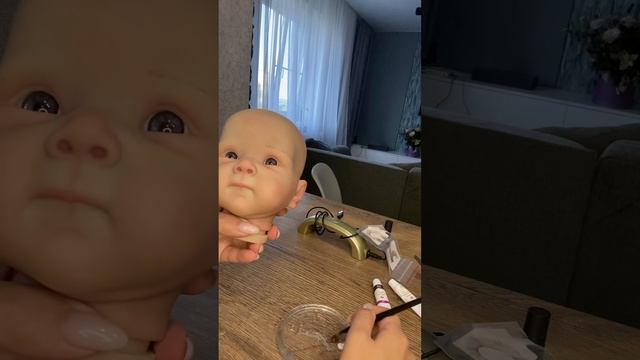Как я вставляю ресницы секретным способом и рисую ресницы Кукле Реборн смотреть онлайн