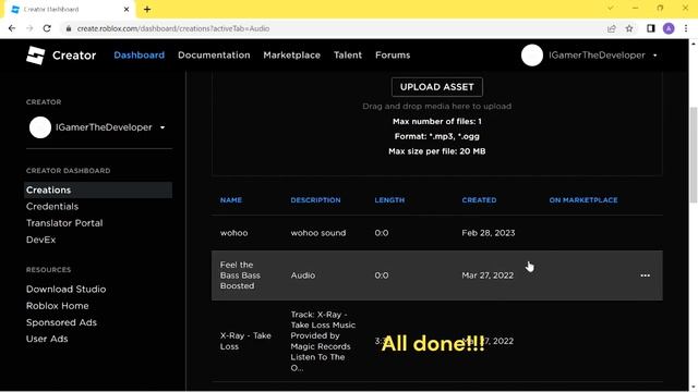 Roblox Studio How to Series: UPLOAD MUSIC, AUDIO, SOUND FILES TO ROBLOX смотреть онлайн