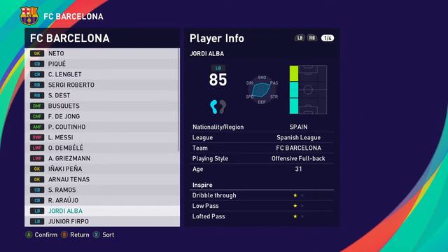 PES 2021 | FC Barcelona | Player Faces & Stats смотреть онлайн