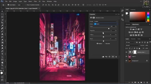 How to Create a CYBERPUNK Color Effect | Color Effect | Photoshop Tutorial 2020 смотреть онлайн
