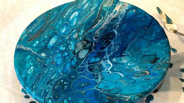 Fluid Art: что важно знать, как рисовать? Советы и рекомендации. Acrylic Painting смотреть онлайн