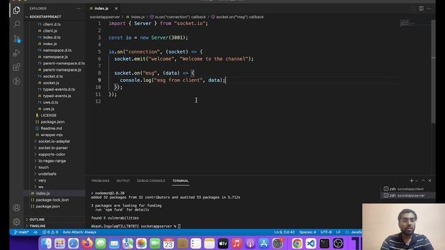 Socket.io + React JS Implementation смотреть онлайн