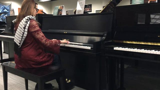 Yamaha P22 SE Satin Ebony piano Performer Kimberly Ebert смотреть онлайн