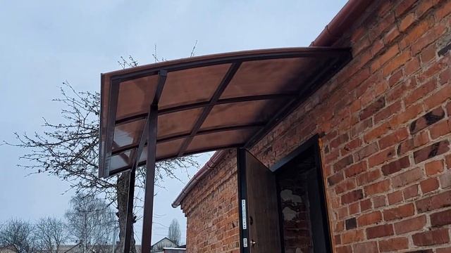 Козырек на Яговкиной размером 2.1м Х 1.6м смотреть онлайн