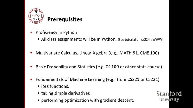 Lecture 1 | Natural Language Processing with Deep Learning смотреть онлайн