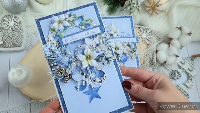Новогодние открытки. СП "Теплые открытки 2022" 4 этап. ScrapMania смотреть онлайн