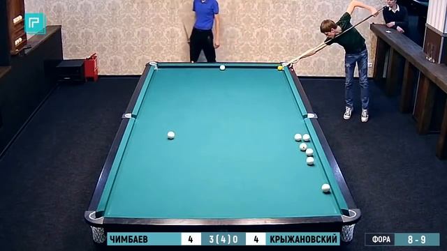 Коммерция. Чимбаев Е. - Крыжановский С. Быстрая игра. Бешеная кладка. Бильярд 2016.