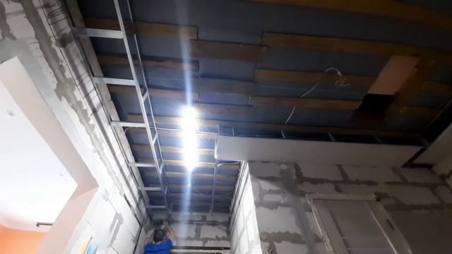 Как сделать потолок из гипсокартона своими руками. Цена 15м2 на 2022г смотреть онлайн