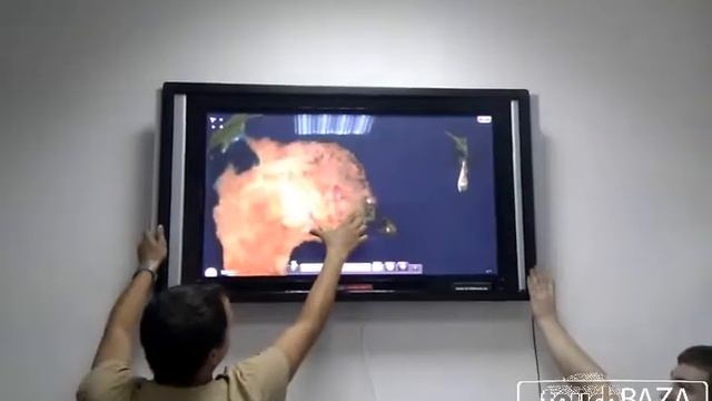 Инфракрасная рамка на телевизоре и Google Earth смотреть онлайн
