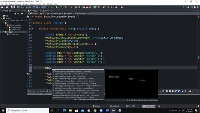 Java GUI Crash Course Tutorial #8 - Layout Managers In Java GUI Explained смотреть онлайн
