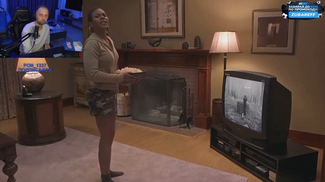 Бренда посмотрела касету | Zubarefff смотрит | Очень страшное кино 3 😂 смотреть онлайн