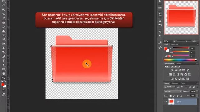 Photoshop Pen Tool ve Mask Kullanımı ile Anime Klasor Ikon yapımı смотреть онлайн