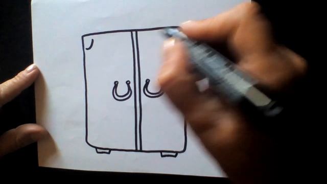 HOW TO DRAW A CABINET /CÓMO DIBUJAR UN GABINETE / COMMENT DESSINER UNE ARMOIRE смотреть онлайн
