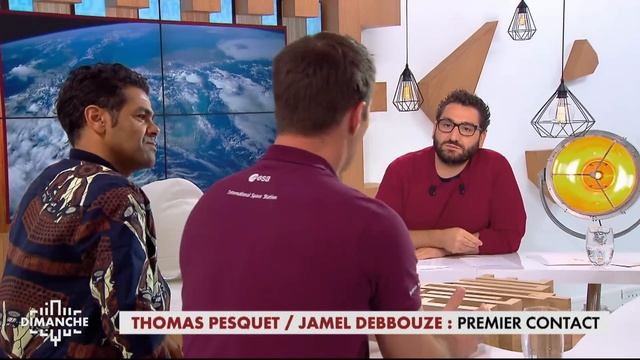 Thomas Pesquet / Jamel Debbouze : premier contact - Clique Dimanche du 10/12 - CANAL+ смотреть онлайн